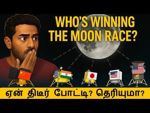 Why race to Moon ?  |  தீவிரமடியும்  போட்டி !  India Russia USA JAPAN and China
